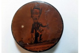 Charles X, le grand casse-noisette du 25 juillet, tabatière vers 1830