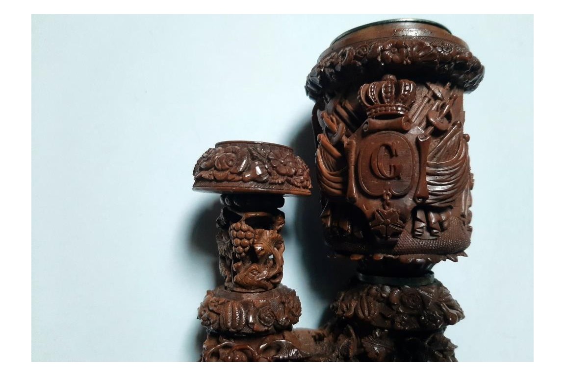 Garibaldi and the unification of the Kingdom of Italy, pipe circa 1860-70