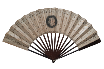 Éventail royaliste, vers 1790