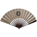 Royalist fan, circa 1790