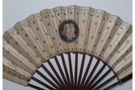 Éventail royaliste, vers 1790