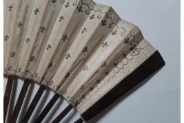 Royalist fan, circa 1790