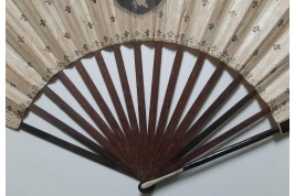 Royalist fan, circa 1790