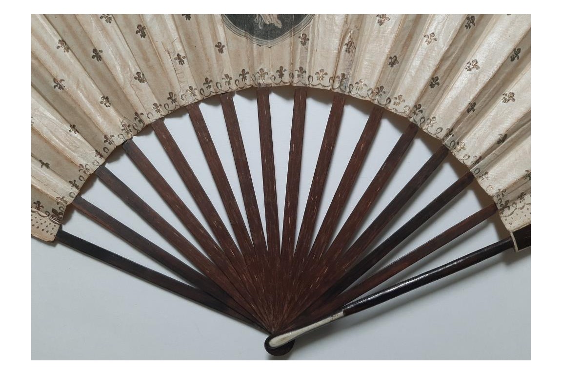 Royalist fan, circa 1790