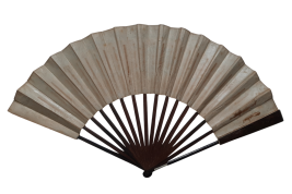 Royalist fan, circa 1790