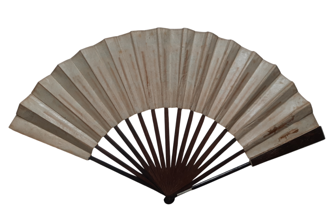 Royalist fan, circa 1790