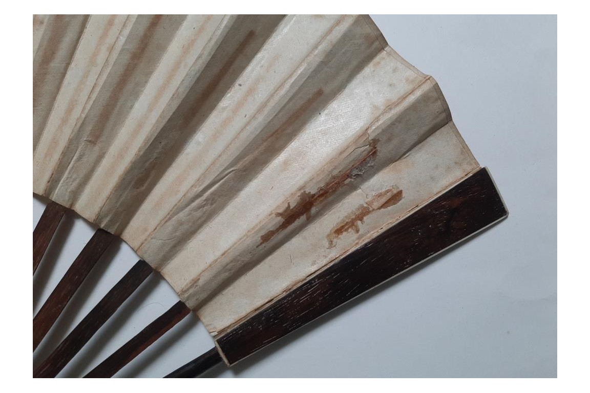 Éventail royaliste, vers 1790