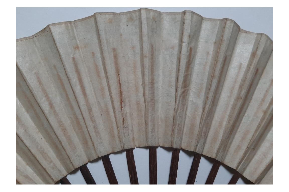 Royalist fan, circa 1790
