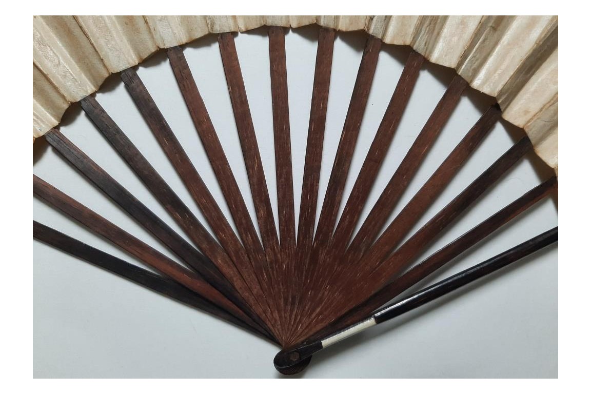 Royalist fan, circa 1790