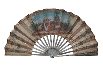 Paul and Virginie, fan circa 1825