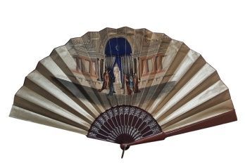 The Queen of the Night from The Magic Flute, fan, circa 1890
