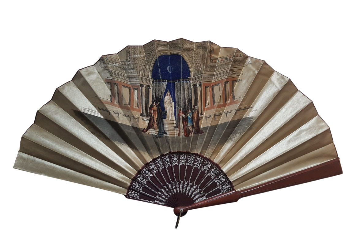 The Queen of the Night from The Magic Flute, fan, circa 1890