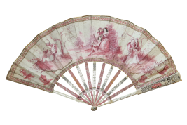 A camaïeu fan for the Duchess of Berry's ball, Duvelleroy fan