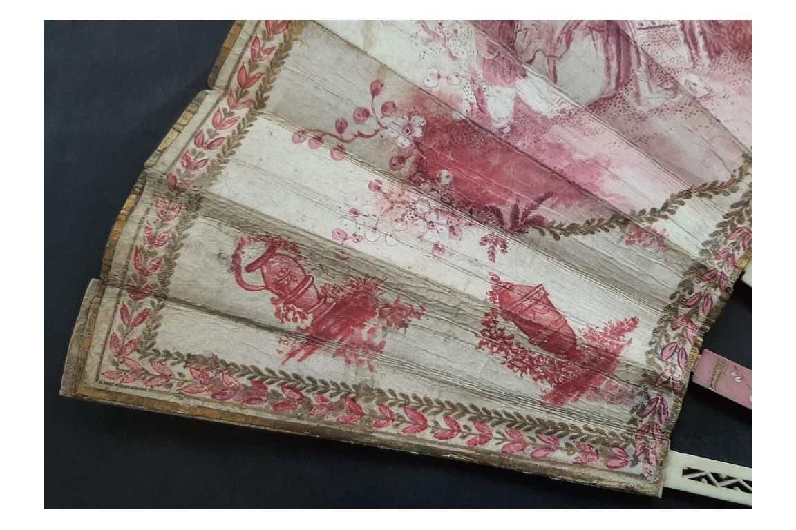 A camaïeu fan for the Duchess of Berry's ball, Duvelleroy fan