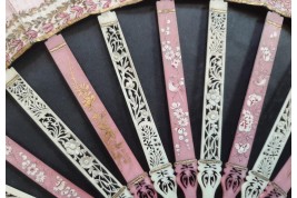 A camaïeu fan for the Duchess of Berry's ball, Duvelleroy fan