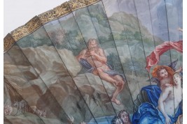 The Triumph of Galatea after Coypel, late 17th century fan