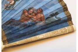 The Triumph of Galatea after Coypel, late 17th century fan