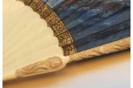 The Triumph of Galatea after Coypel, late 17th century fan