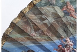 The Triumph of Galatea after Coypel, late 17th century fan