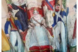Isabelle II et les trois Reines, éventail vers 1835-37