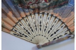 Isabelle II et les trois Reines, éventail vers 1835-37