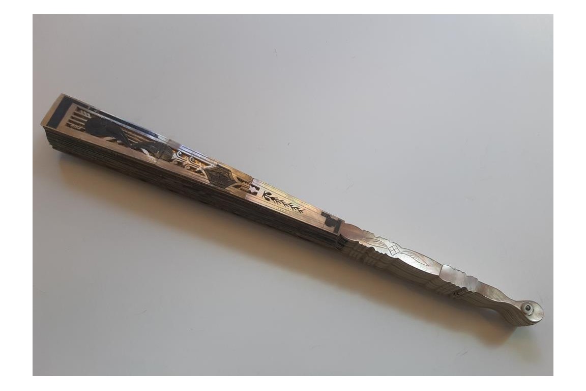 Isabelle II et les trois Reines, éventail vers 1835-37