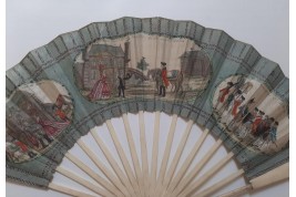 La mort de Malbrough, éventail vers 1783