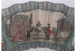 La mort de Malbrough, éventail vers 1783