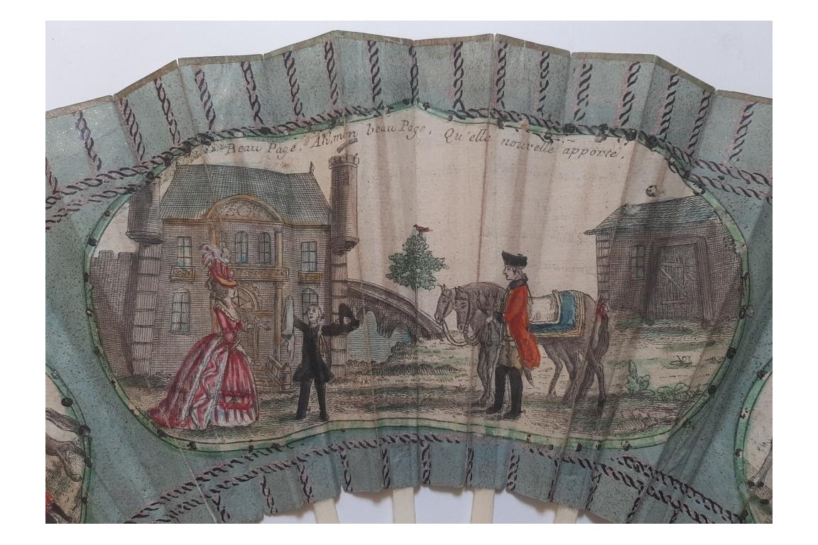 La mort de Malbrough, éventail vers 1783