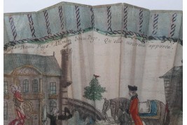 La mort de Malbrough, éventail vers 1783