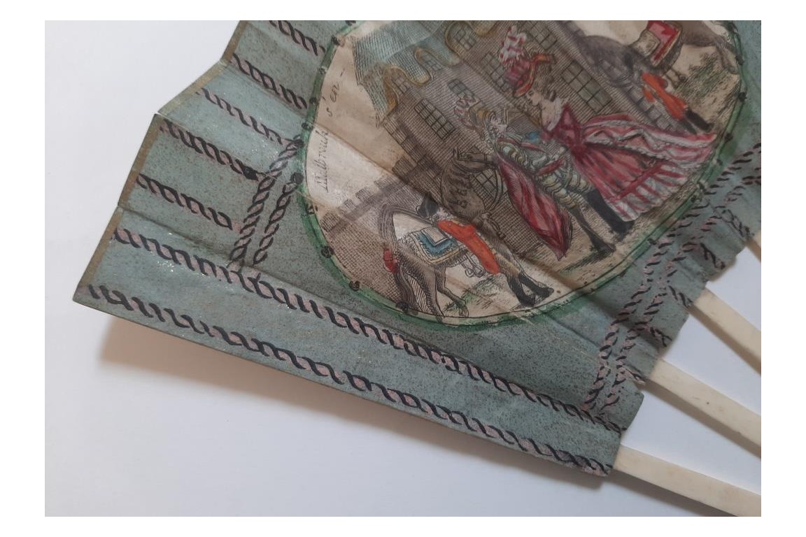 La mort de Malbrough, éventail vers 1783