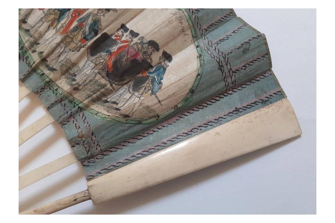 La mort de Malbrough, éventail vers 1783