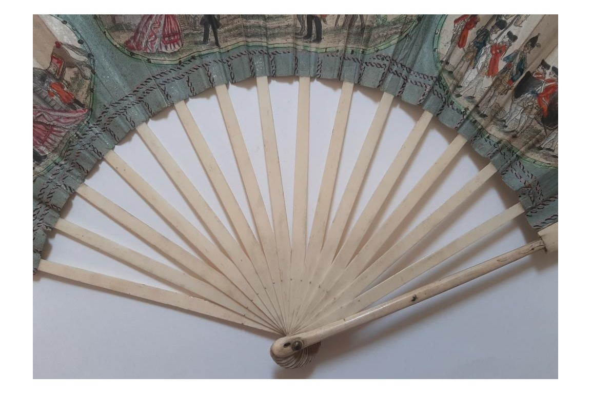 La mort de Malbrough, éventail vers 1783