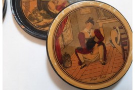 Les fastes de Napoléon, tabatière politique et érotique XIXème siècle