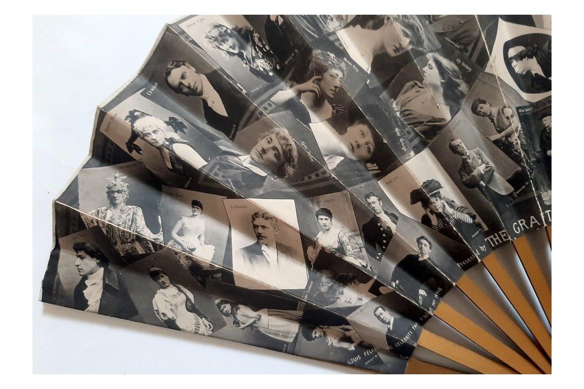 The stars of the Grafton Fur Company, fan from 1893