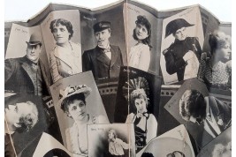 The stars of the Grafton Fur Company, fan from 1893