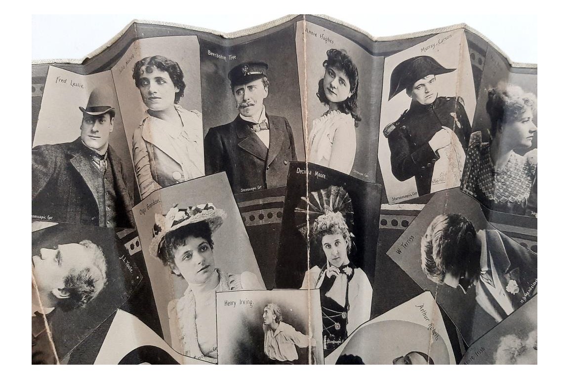 The stars of the Grafton Fur Company, fan from 1893