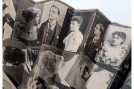 The stars of the Grafton Fur Company, fan from 1893
