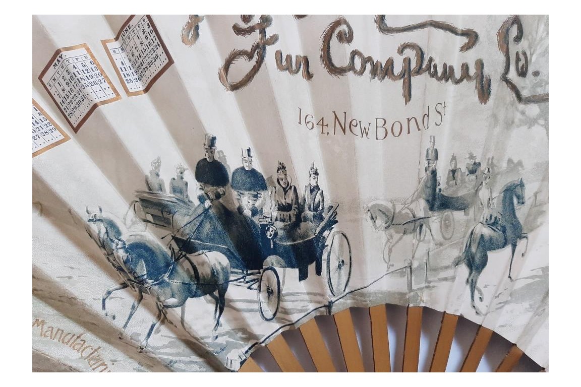 The stars of the Grafton Fur Company, fan from 1893