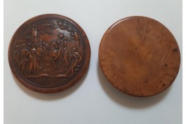 Le retour de chasse d'Henri IV, tabatière XIXème siècle