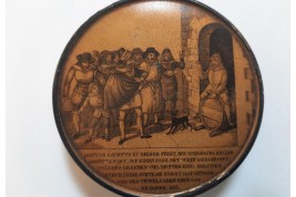 Faust à la taverne d'Auerbach en 1525, tabtière XIXème siècle