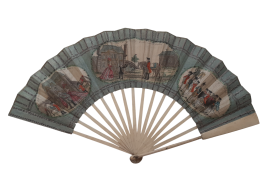 La mort de Malbrough, éventail vers 1783