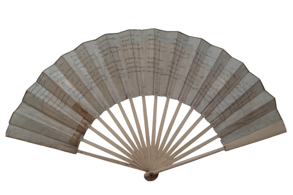 La mort de Malbrough, éventail vers 1783