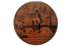 Les fastes de Napoléon, tabatière politique et érotique XIXème siècle