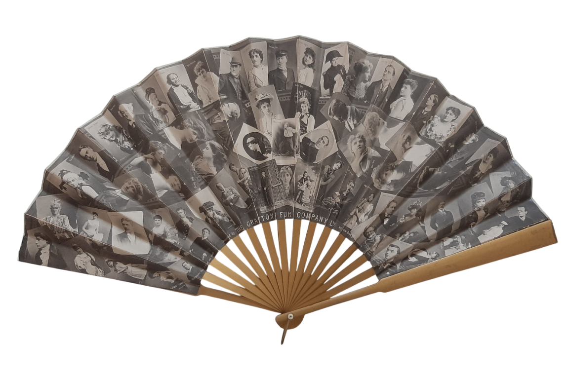 The stars of the Grafton Fur Company, fan from 1893