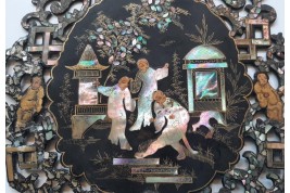 Chinoiserie, fixed fans, Napoleon III period