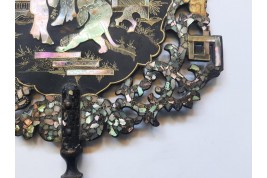 Chinoiserie, fixed fans, Napoleon III period