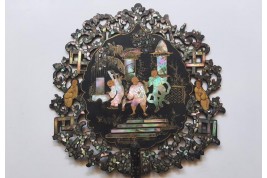 Chinoiserie, fixed fans, Napoleon III period
