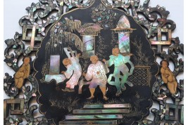 Chinoiserie, fixed fans, Napoleon III period