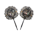 Chinoiserie, fixed fans, Napoleon III period